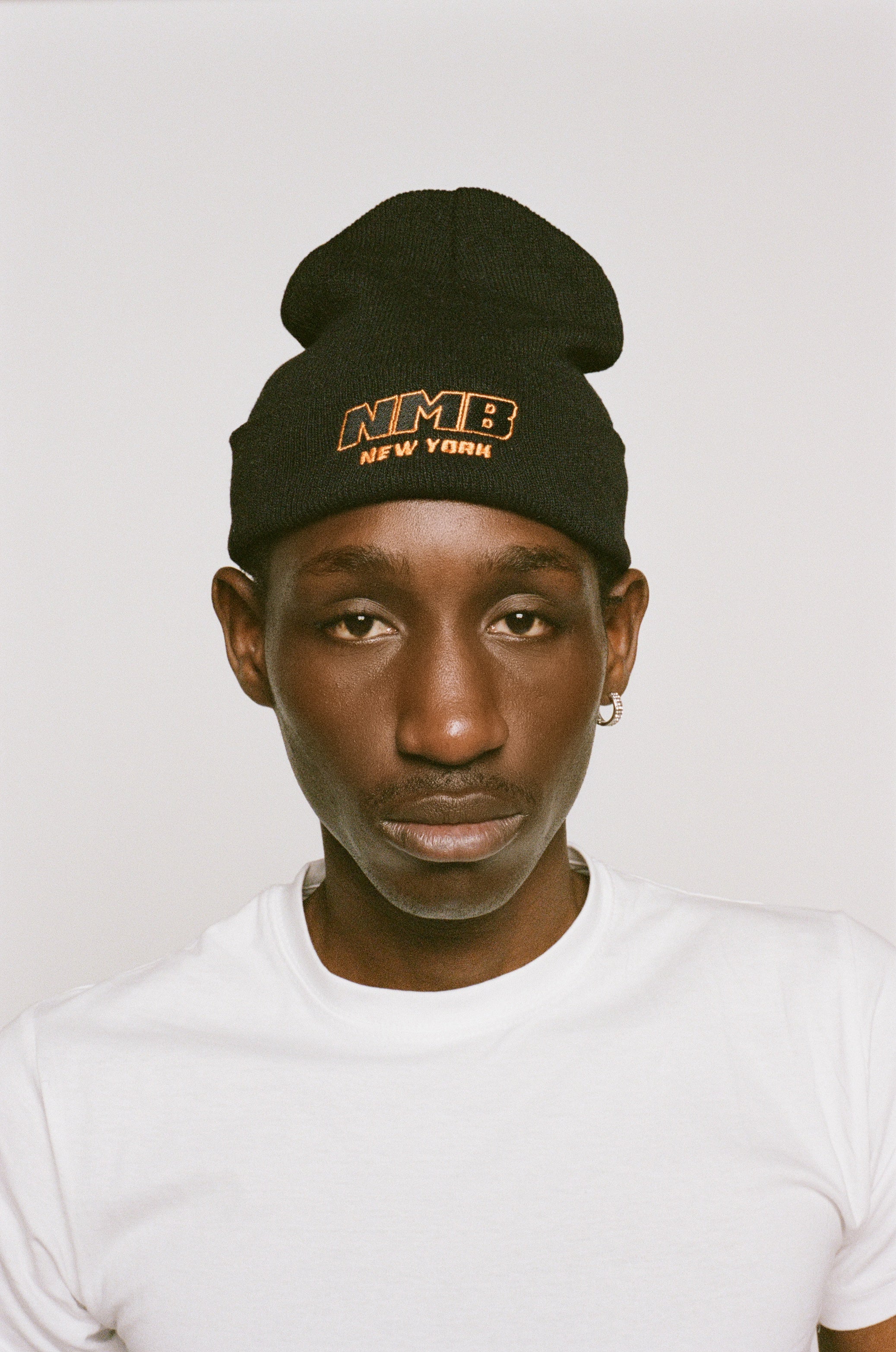 NMB New York Black Beanie